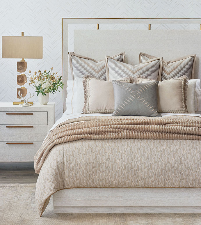 luxury bedding from Stein Design Team - Decorating Den Interiors